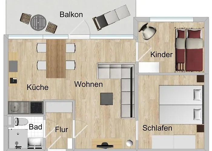 Apartman Altenauer Traumsicht Mit Balkon *